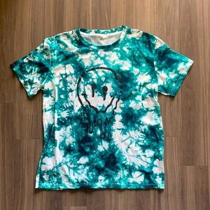 Tie Die Smiley Face Tee